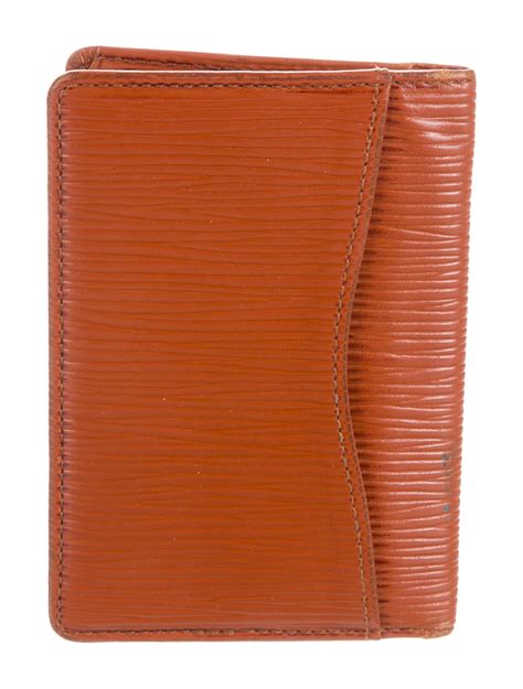 louis vuitton epi leather mens card holder|louis vuitton epi elise wallet.